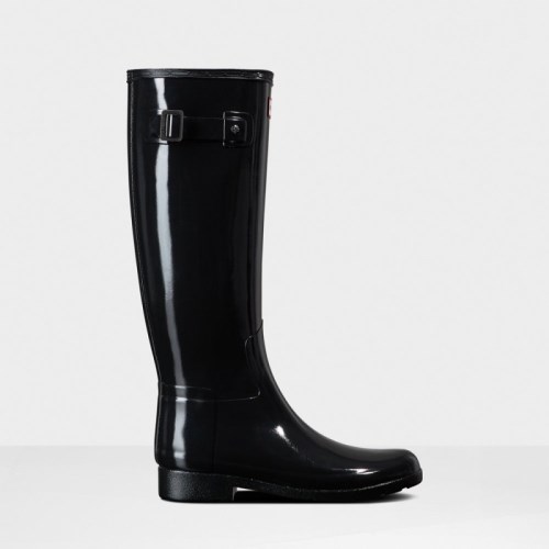 Hunter Refined Slim Fit Gloss Tall Wellies (C657D) Ireland